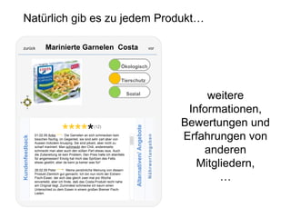 So steht immer das richtige auf Ihrem Einkaufszettel,… in der richtigen Reihenfolge,  (Regalordnung) Ihr Freund kann jetzt auch einkaufen gehen  Einkaufszettel Rewe 2  Lauchzwiebel  0,75 €  1  Blumenkohl  0,55 € 500gr  Gulasch vom Rind  3,38 € 1Fl.  Sojasauce  !  1,26 € 1  Paprikaschote rot  0,89 € 1Pa.  Garnelen  4,86 €  1Fl.  Sherry  6,29 € = 0,75 €  17,98 € 1 