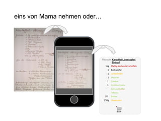 nach geeigneten Rezepten oder… 