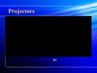 Projectors 6x 
