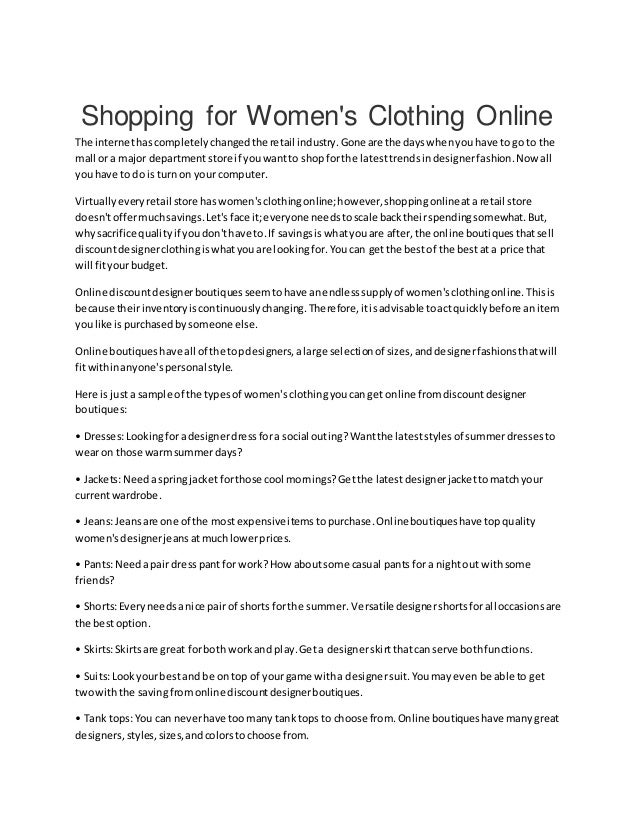 women's clothing online boutiques