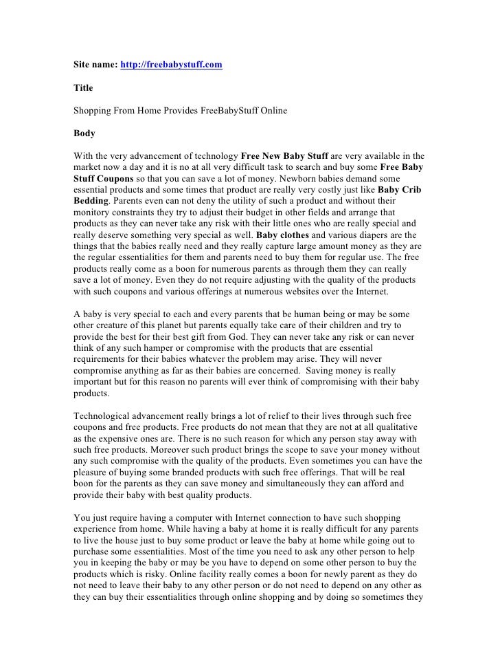 baby stuff online shopping