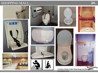 SHOPPING MALL... 24.
-A Guide to Better Public Toilet Design and Maintenance
Third Edition 2013
 
