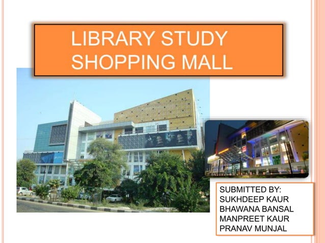 Shopping Mall Ppt