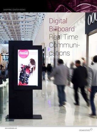 Retail Digiboard Shopping Mall Digital Kiosks and Digital Billboards | PDF