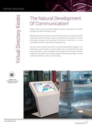 Shopping Mall Digital Kiosks and Digital Billboards | PDF