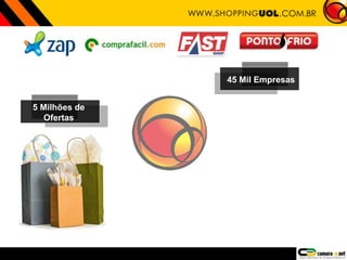 45 Mil Empresas
5 Milhões de
Ofertas
 