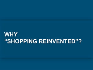 WHY
“SHOPPING REINVENTED”?
 