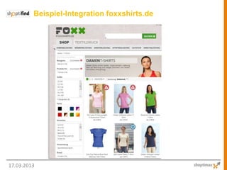 Beispiel-Integration foxxshirts.de




17.03.2013
 