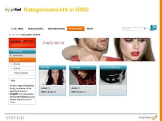 Kategorieansicht in OXID




17.03.2013
 