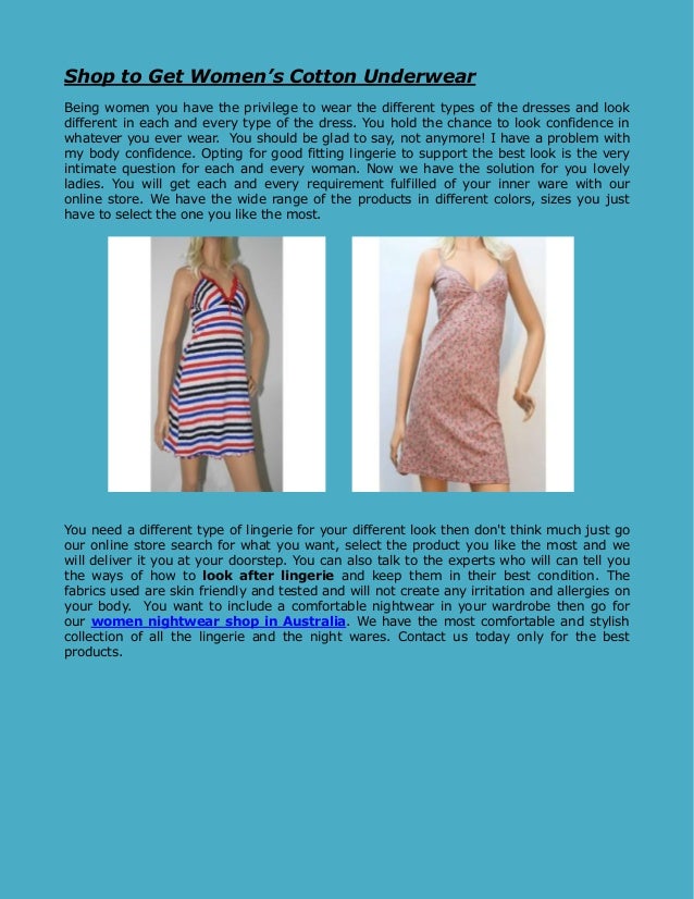 Shop to Get Women’s Cotton Underwear