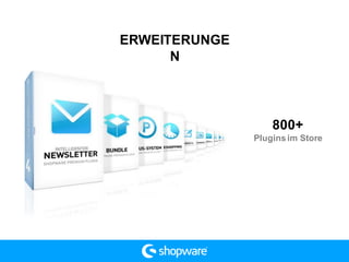 ERWEITERUNGE
N
800+
Plugins im Store
 