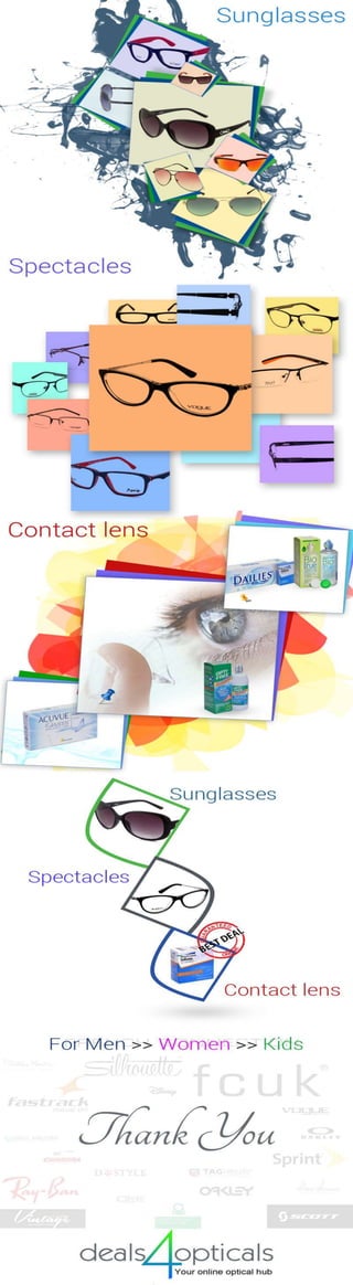 Shop your fashionable optical products contact deals4 opticals