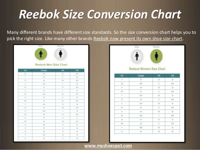 Shoe Brand Conversion Chart