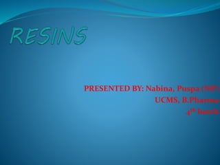 PRESENTED BY: Nabina, Puspa (NP)
UCMS, B.Pharma
4th batch
 