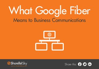 Share this:
What Google Fiber
Means to Business Communications
www.shoretelsky.com
 