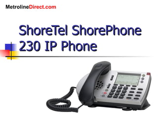 ShoreTel ShorePhone 230 IP Phone 