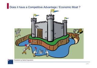 Does it have a Competitive Advantage / Economic Moat ?




                                                         11
 
