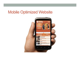 Mobile Optimized Website
 
