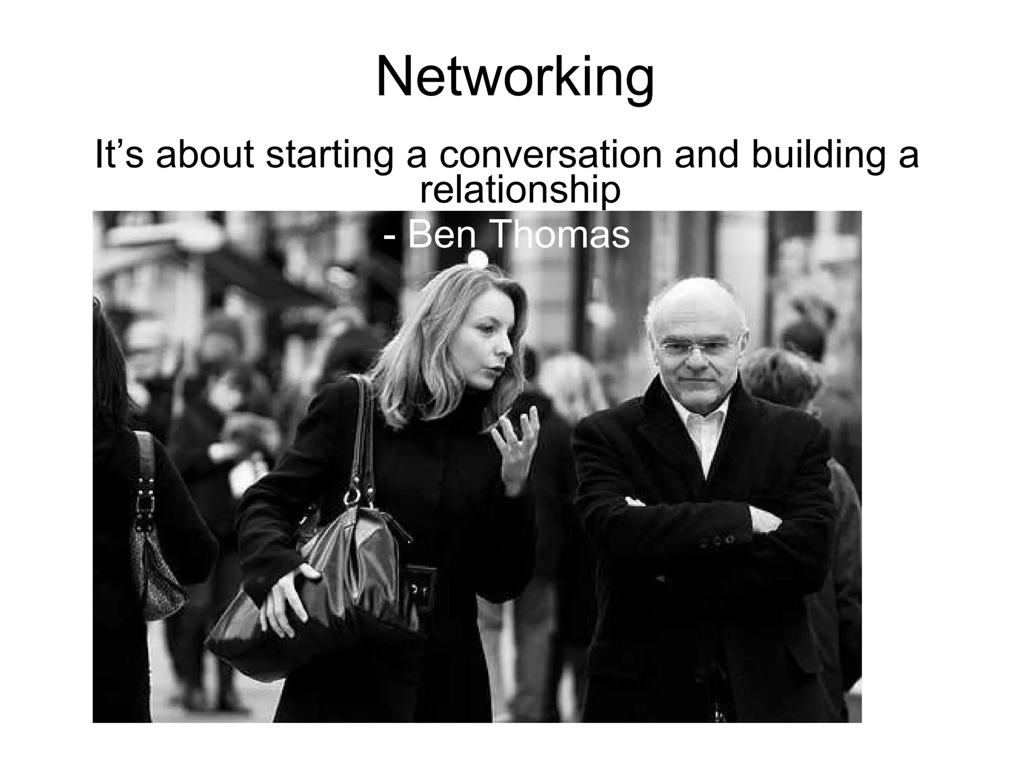 FOLLOW UP  or  FAIL Ping all the time   80 percent of building and maintaining relationships is just staying in touch (or “pinging”). Pinging takes effort.  Repeat and repeat again   Becoming front and center in someone’s mental Rolodex is contingent on one invaluable little concept: repetition. 