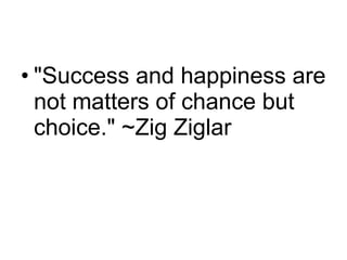 To end on a positive note 