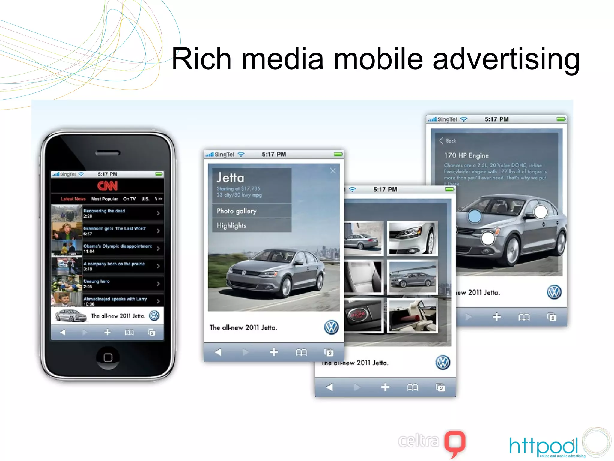 Rich media mobile advertising




                            13
 