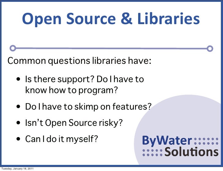 why open source software isn