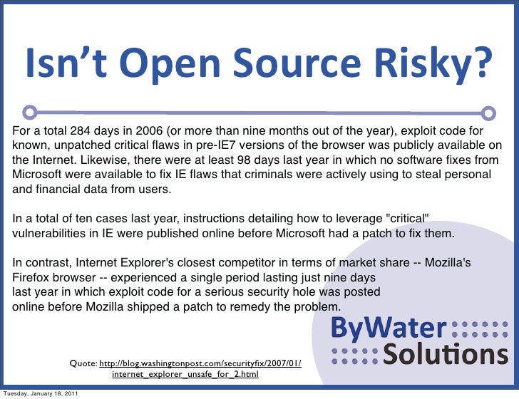 why open source software isn