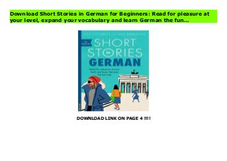 DOWNLOAD LINK ON PAGE 4 !!!!
Download Short Stories in German for Beginners: Read for pleasure at
your level, expand your vocabulary and learn German the fun…
Download PDF Short Stories in German for Beginners: Read for pleasure at your level, expand your vocabulary and learn German the fun… Online, Read PDF Short Stories in German for Beginners: Read for pleasure at your level, expand your vocabulary and learn German the fun…, Full PDF Short Stories in German for Beginners: Read for pleasure at your level, expand your vocabulary and learn German the fun…, All Ebook Short Stories in German for Beginners: Read for pleasure at your level, expand your vocabulary and learn German the fun…, PDF and EPUB Short Stories in German for Beginners: Read for pleasure at your level, expand your vocabulary and learn German the fun…, PDF ePub Mobi Short Stories in German for Beginners: Read for pleasure at your level, expand your vocabulary and learn German the fun…, Downloading PDF Short Stories in German for Beginners: Read for pleasure at your level, expand your vocabulary and learn German the fun…, Book PDF Short Stories in German for Beginners: Read for pleasure at your level, expand your vocabulary and learn German the fun…, Download online Short Stories in German for Beginners: Read for pleasure at your level, expand your vocabulary and learn German the fun…, Short Stories in German for Beginners: Read for pleasure at your level, expand your vocabulary and learn German the fun… pdf, pdf Short Stories in German for Beginners: Read for pleasure at your level, expand your vocabulary and learn German the fun…, epub Short Stories in German for Beginners: Read for pleasure at your level, expand your vocabulary and learn German the fun…, the book Short Stories in German for Beginners: Read for pleasure at your level, expand your vocabulary and learn German the fun…, ebook Short Stories in German for Beginners: Read for pleasure at your level, expand your vocabulary and learn German the fun…, Short Stories in German for Beginners: Read for pleasure at your level, expand your vocabulary and learn German the
fun… E-Books, Online Short Stories in German for Beginners: Read for pleasure at your level, expand your vocabulary and learn German the fun… Book, Short Stories in German for Beginners: Read for pleasure at your level, expand your vocabulary and learn German the fun… Online Read Best Book Online Short Stories in German for Beginners: Read for pleasure at your level, expand your vocabulary and learn German the fun…, Read Online Short Stories in German for Beginners: Read for pleasure at your level, expand your vocabulary and learn German the fun… Book, Download Online Short Stories in German for Beginners: Read for pleasure at your level, expand your vocabulary and learn German the fun… E-Books, Download Short Stories in German for Beginners: Read for pleasure at your level, expand your vocabulary and learn German the fun… Online, Read Best Book Short Stories in German for Beginners: Read for pleasure at your level, expand your vocabulary and learn German the fun… Online, Pdf Books Short Stories in German for Beginners: Read for pleasure at your level, expand your vocabulary and learn German the fun…, Read Short Stories in German for Beginners: Read for pleasure at your level, expand your vocabulary and learn German the fun… Books Online, Read Short Stories in German for Beginners: Read for pleasure at your level, expand your vocabulary and learn German the fun… Full Collection, Read Short Stories in German for Beginners: Read for pleasure at your level, expand your vocabulary and learn German the fun… Book, Download Short Stories in German for Beginners: Read for pleasure at your level, expand your vocabulary and learn German the fun… Ebook, Short Stories in German for Beginners: Read for pleasure at your level, expand your vocabulary and learn German the fun… PDF Download online, Short Stories in German for Beginners: Read for pleasure at your level, expand your vocabulary and learn German the fun… Ebooks, Short Stories in German for
Beginners: Read for pleasure at your level, expand your vocabulary and learn German the fun… pdf Download online, Short Stories in German for Beginners: Read for pleasure at your level, expand your vocabulary and learn German the fun… Best Book, Short Stories in German for Beginners: Read for pleasure at your level, expand your vocabulary and learn German the fun… Popular, Short Stories in German for Beginners: Read for pleasure at your level, expand your vocabulary and learn German the fun… Download, Short Stories in German for Beginners: Read for pleasure at your level, expand your vocabulary and learn German the fun… Full PDF, Short Stories in German for Beginners: Read for pleasure at your level, expand your vocabulary and learn German the fun… PDF Online, Short Stories in German for Beginners: Read for pleasure at your level, expand your vocabulary and learn German the fun… Books Online, Short Stories in German for Beginners: Read for pleasure at your level, expand your vocabulary and learn German the fun… Ebook, Short Stories in German for Beginners: Read for pleasure at your level, expand your vocabulary and learn German the fun… Book, Short Stories in German for Beginners: Read for pleasure at your level, expand your vocabulary and learn German the fun… Full Popular PDF, PDF Short Stories in German for Beginners: Read for pleasure at your level, expand your vocabulary and learn German the fun… Download Book PDF Short Stories in German for Beginners: Read for pleasure at your level, expand your vocabulary and learn German the fun…, Read online PDF Short Stories in German for Beginners: Read for pleasure at your level, expand your vocabulary and learn German the fun…, PDF Short Stories in German for Beginners: Read for pleasure at your level, expand your vocabulary and learn German the fun… Popular, PDF Short Stories in German for Beginners: Read for pleasure at your level, expand your vocabulary and learn German the fun… Ebook,
Best Book Short Stories in German for Beginners: Read for pleasure at your level, expand your vocabulary and learn German the fun…, PDF Short Stories in German for Beginners: Read for pleasure at your level, expand your vocabulary and learn German the fun… Collection, PDF Short Stories in German for Beginners: Read for pleasure at your level, expand your vocabulary and learn German the fun… Full Online, full book Short Stories in German for Beginners: Read for pleasure at your level, expand your vocabulary and learn German the fun…, online pdf Short Stories in German for Beginners: Read for pleasure at your level, expand your vocabulary and learn German the fun…, PDF Short Stories in German for Beginners: Read for pleasure at your level, expand your vocabulary and learn German the fun… Online, Short Stories in German for Beginners: Read for pleasure at your level, expand your vocabulary and learn German the fun… Online, Download Best Book Online Short Stories in German for Beginners: Read for pleasure at your level, expand your vocabulary and learn German the fun…, Download Short Stories in German for Beginners: Read for pleasure at your level, expand your vocabulary and learn German the fun… PDF files
 