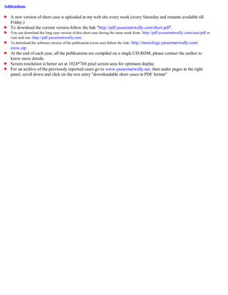 Short case...Postinfectious cerebellitis