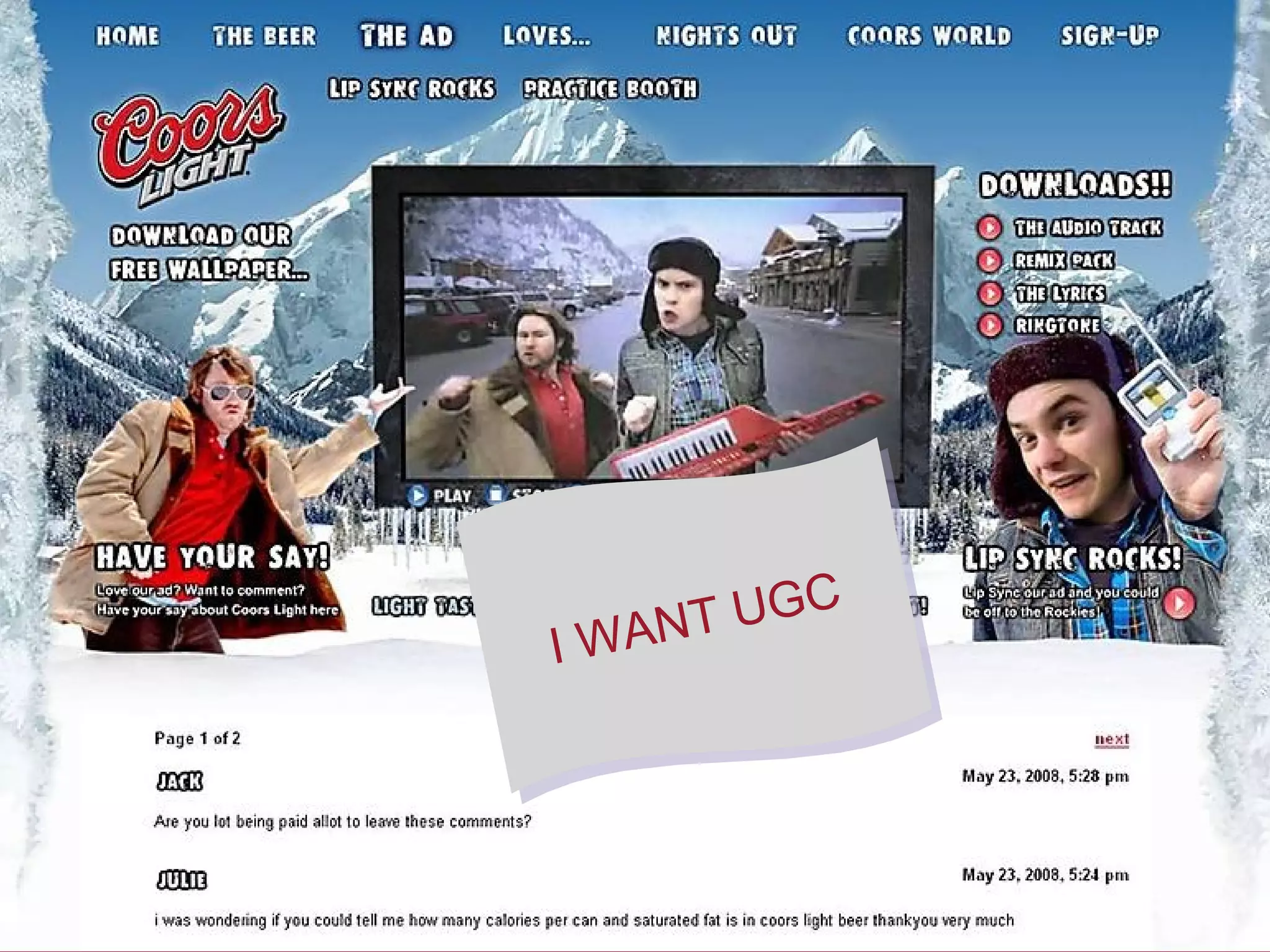 I WANT UGC