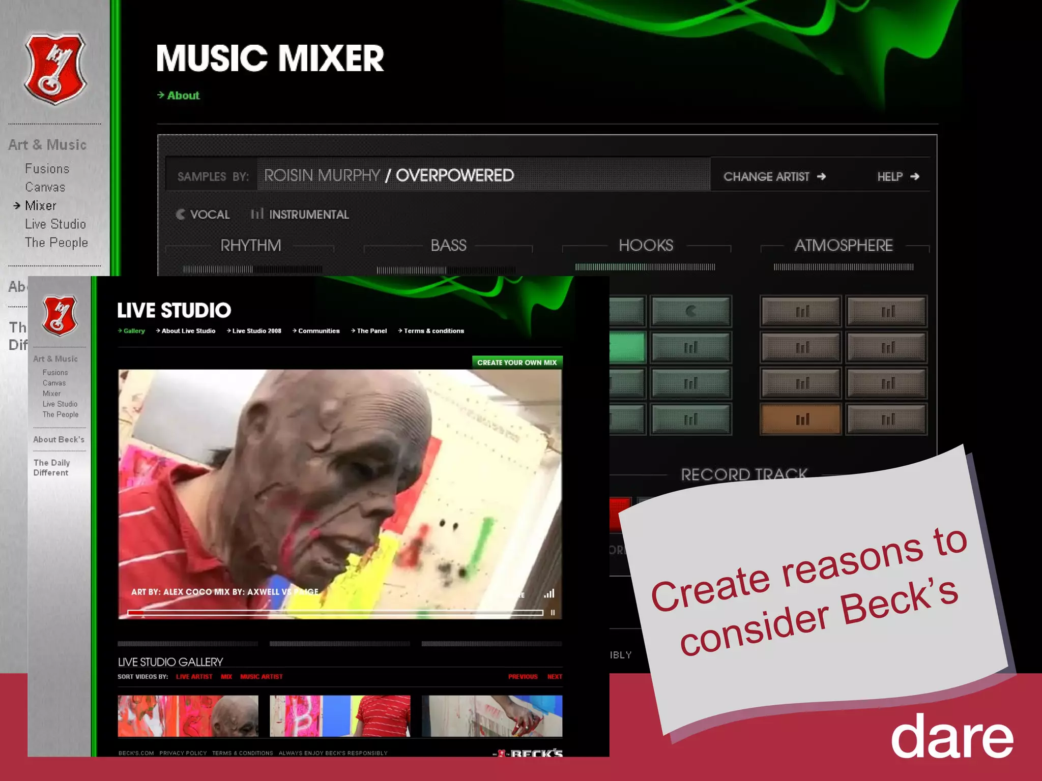 Create reasons to consider Beck’s