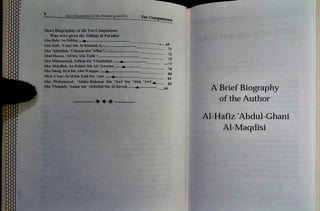 Short biography of the prophet (saw) & his ten companions by al imam al ...