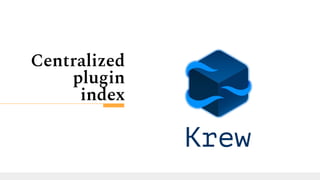 Centralized
plugin
index
 