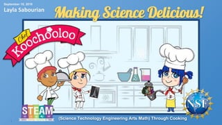 (Science Technology Engineering Arts Math) Through Cooking
Making Science Delicious!
1
September 18, 2019
Layla Sabourian
 