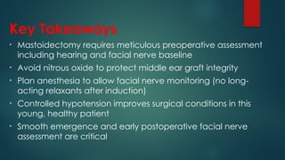 SHORT CASE MIDDLE EAR SURGERY presentation | PPTX