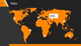 Maps
Damghan
univercity
24
 