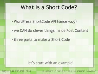 Short Codes: Pain Free Magic | PDF