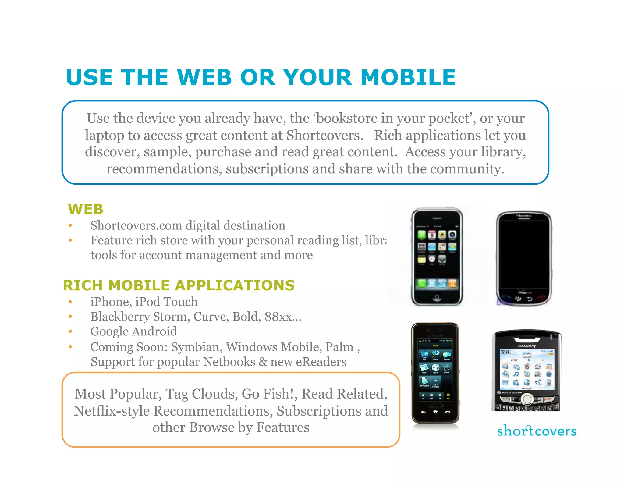 Shortcovers - Michael Serbinis - BookNet Canada Tech Forum 09