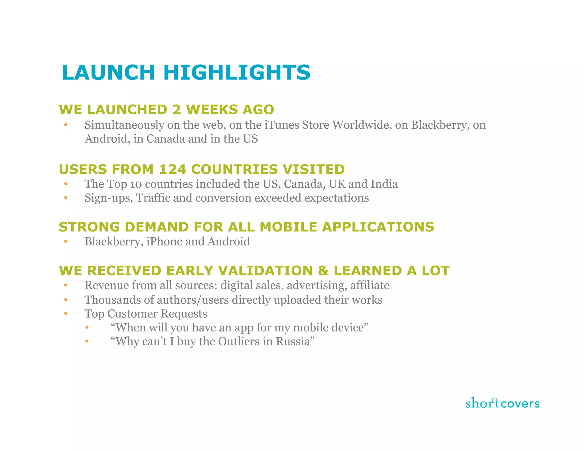 Shortcovers - Michael Serbinis - BookNet Canada Tech Forum 09