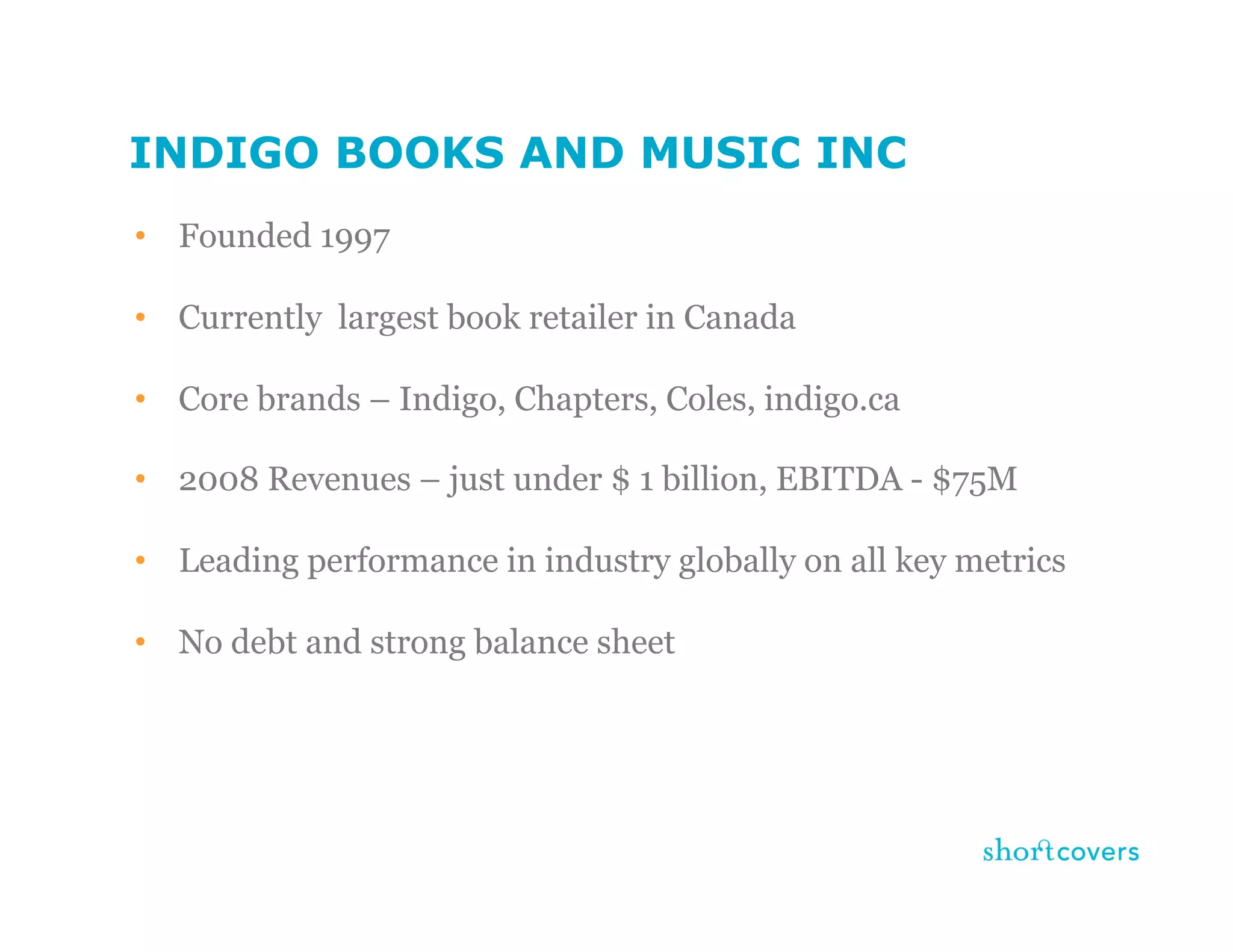 Shortcovers - Michael Serbinis - BookNet Canada Tech Forum 09