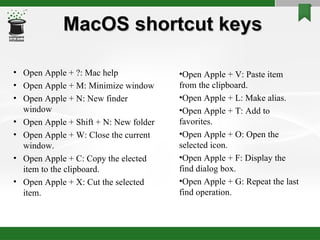 All about shortcut keys | PPT