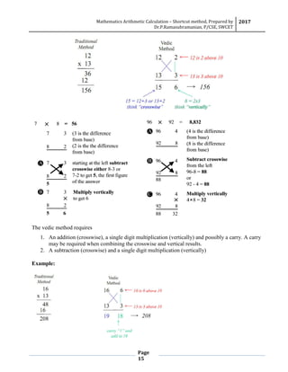 Shortcut method | PDF
