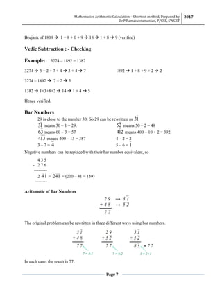 Shortcut method | PDF