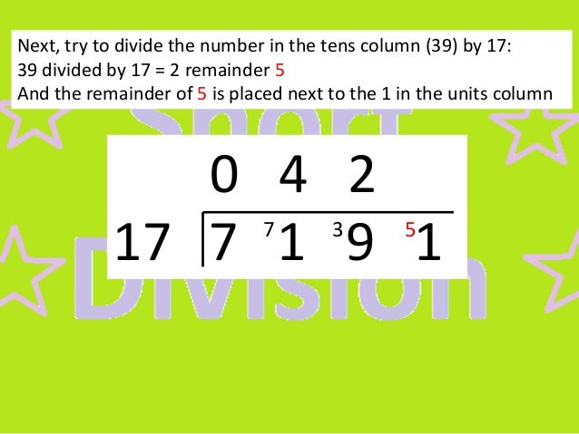 short division 4digit by 2digit no remainder