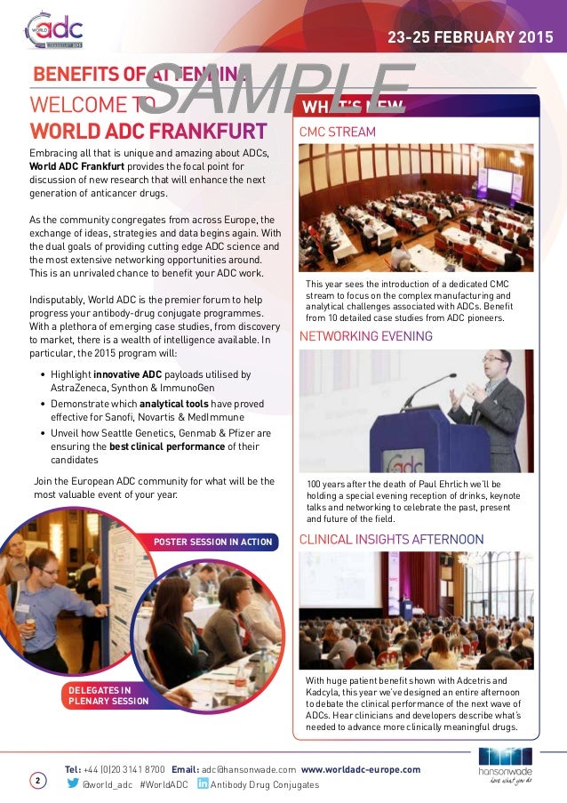 World ADC Frankfurt 2015 sample brochure