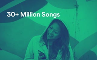 Over 30 Million Songs
 