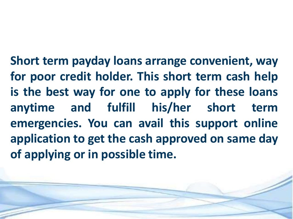no gimmick payday loans