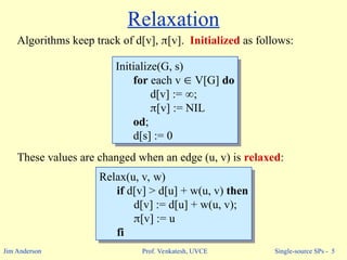 Single-Source Shortest Paths with Bellman-Ford algorithm, Dijkstra’s ...