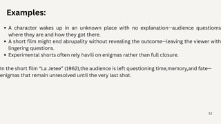 Unresolved Memory Short Film Codes&Conventions.pdf.pdf media | PDF