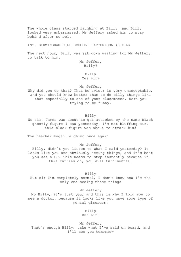 Short film script | PDF
